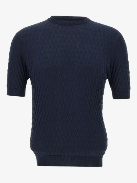 Filippo De Laurentiis Katoenen crêpe T-shirt