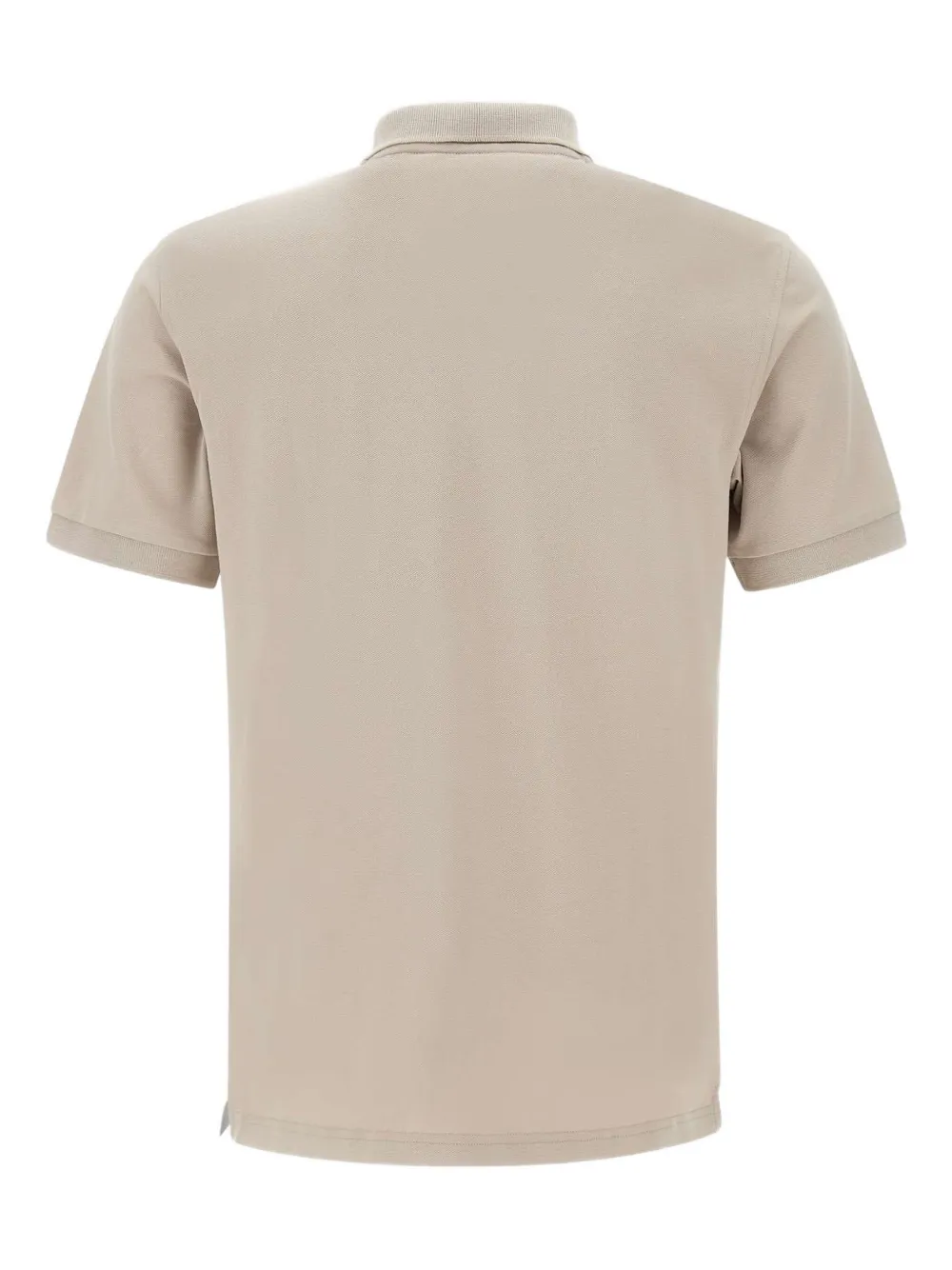 Sun68 Poloshirt met geborduurd logo - Beige