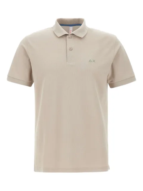 Sun68 logo-embroidered polo shirt