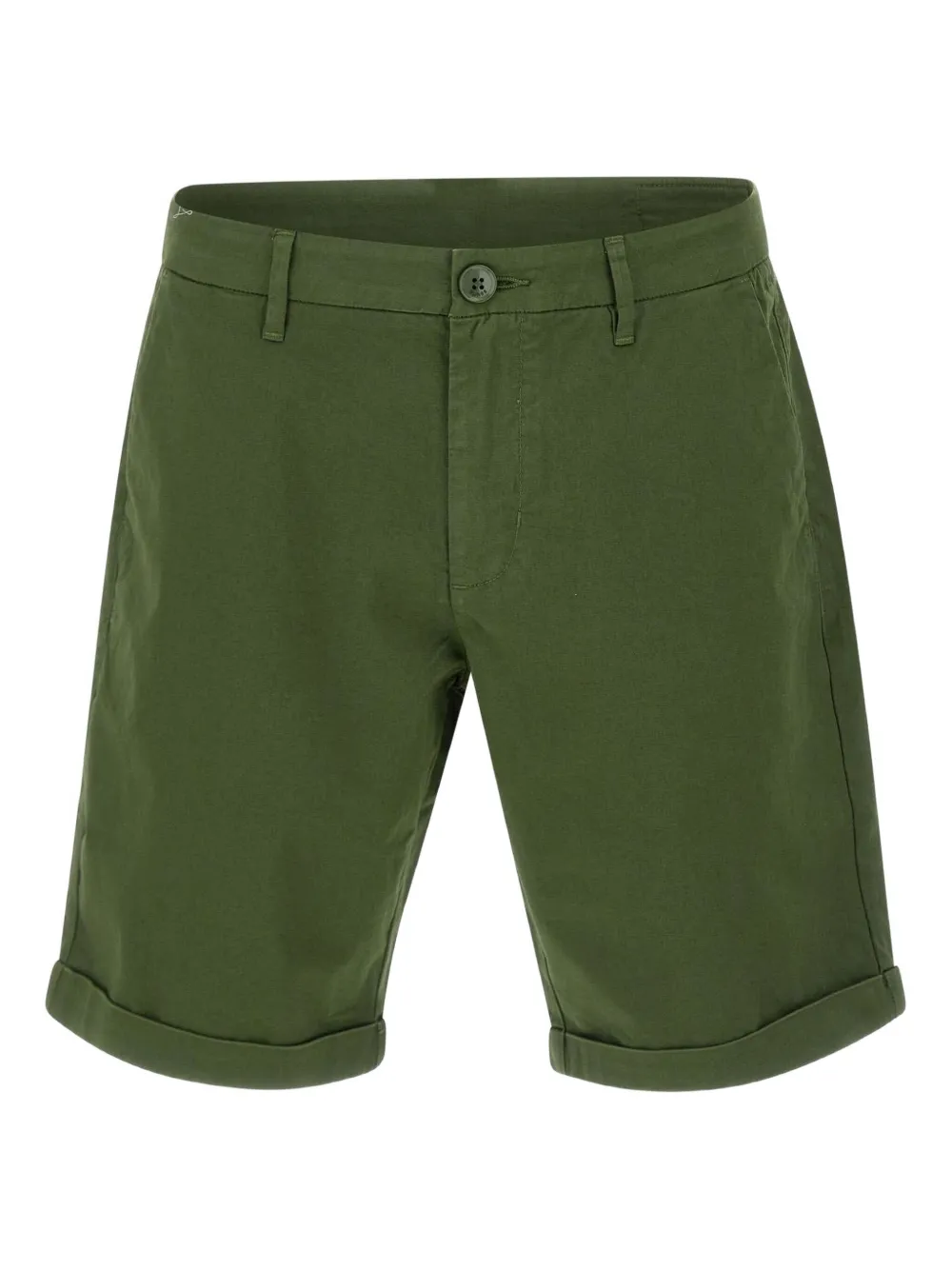 Sun68 rolled-hem chino shorts - グリーン Sun68 rolled-hem chino shorts - グリーン