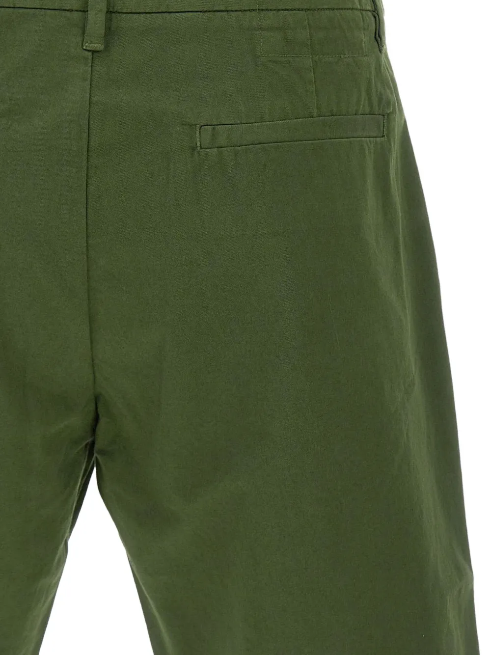 Sun68 Chino shorts met opgerolde afwerking Groen