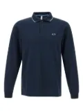 Sun68 long-sleeve polo shirt - Blue