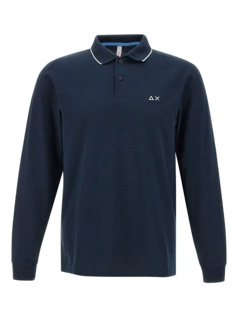 Sun68 long-sleeve polo shirt