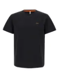 Sun68 logo-embroidered t-shirt - Black