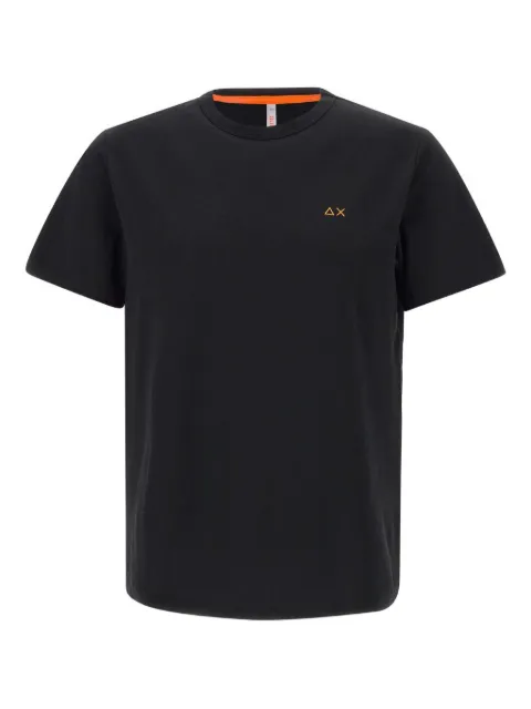 Sun68 logo-embroidered t-shirt