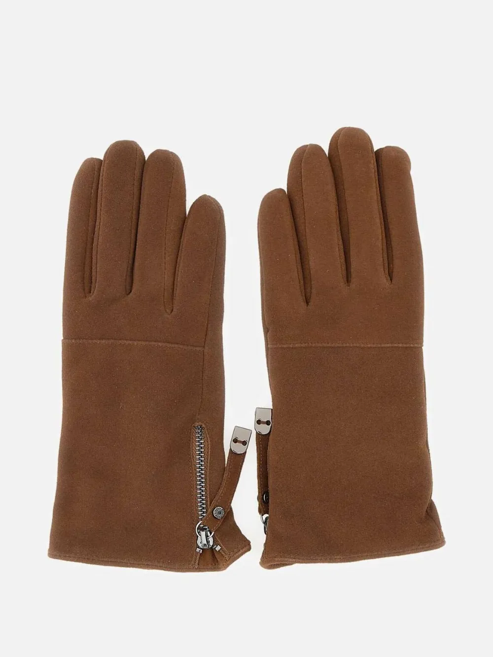 GIANNI CHIARINI zip-fastening gloves Bruin