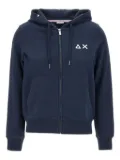 Sun68 hooded zip-up sweatshirt - Blue