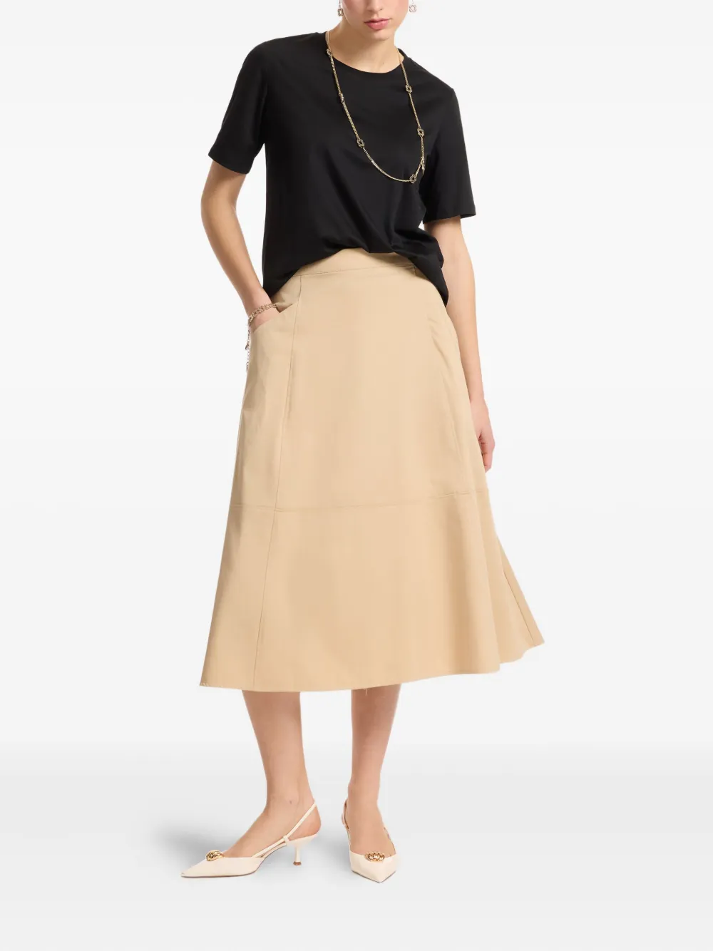 ELENA MIRO` necklace T-shirt | T-Shirts & Jersey Shirts | Image 2