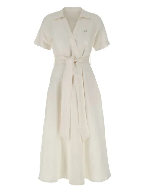 Sun68 belted midi dress