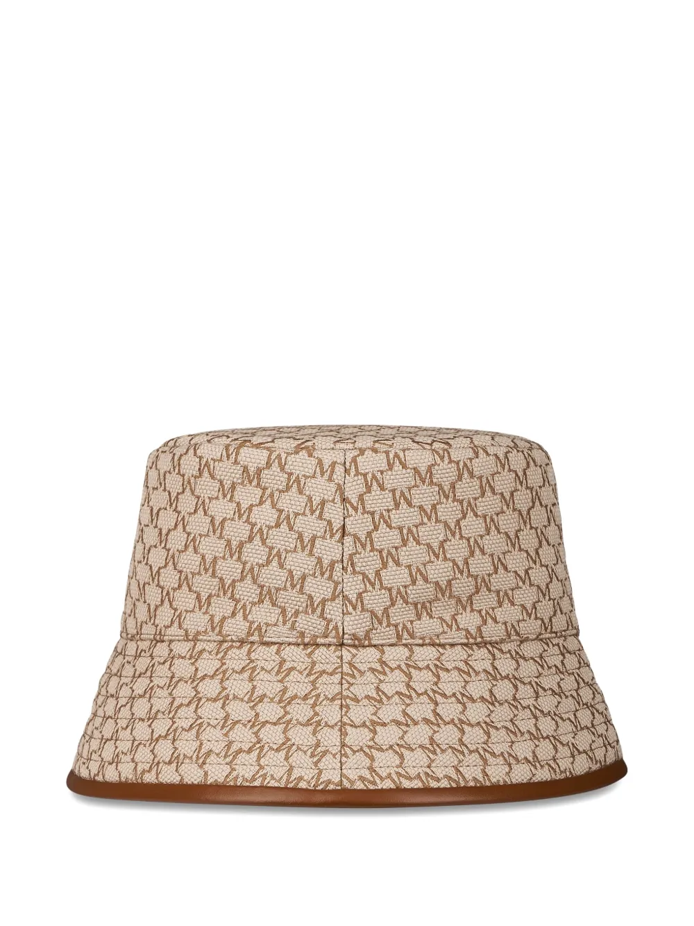Max Mara Vissershoed met monogram Bruin