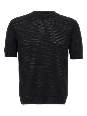 Filippo De Laurentiis Cotton Crepe T-shirt | Black | FARFETCH ZA