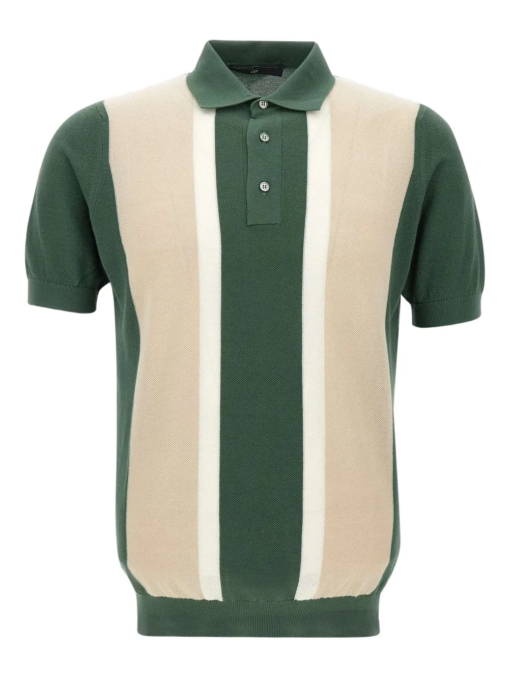striped polo shirt