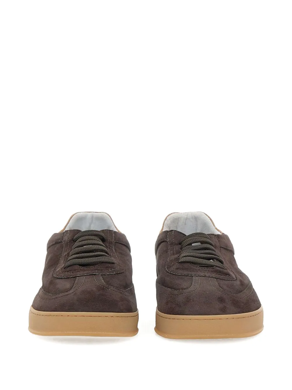 SOLDINI80 suede low-top sneakers Brown