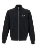 Sun68 zip-up cotton sweatshirt - Black
