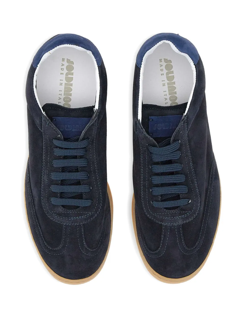 SOLDINI80 Akira Amalfi suede sneakers Blue