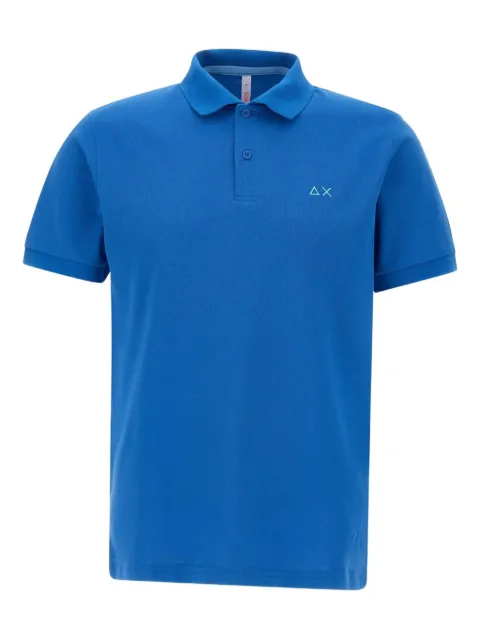 Sun68 logo-embroidered polo shirt