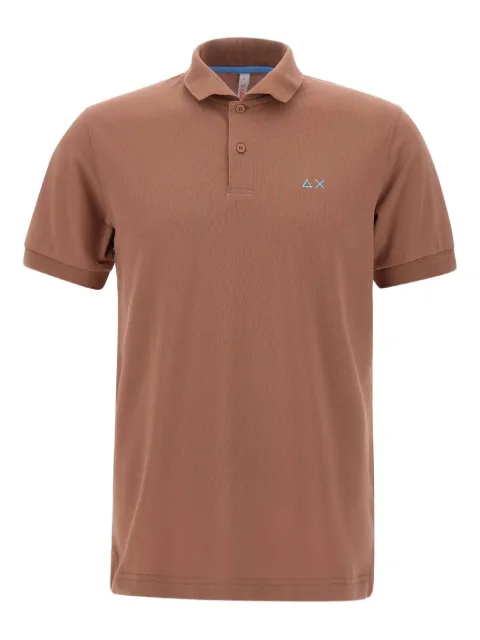 Sun68 embroidered-logo polo shirt