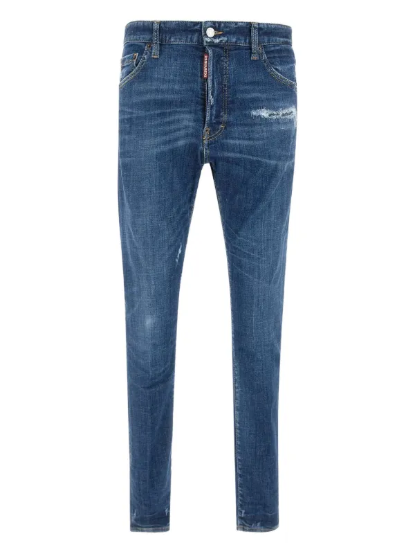 DSQUARED2 Cool Guy ダメージ ジーンズ | ブルー | FARFETCH JP