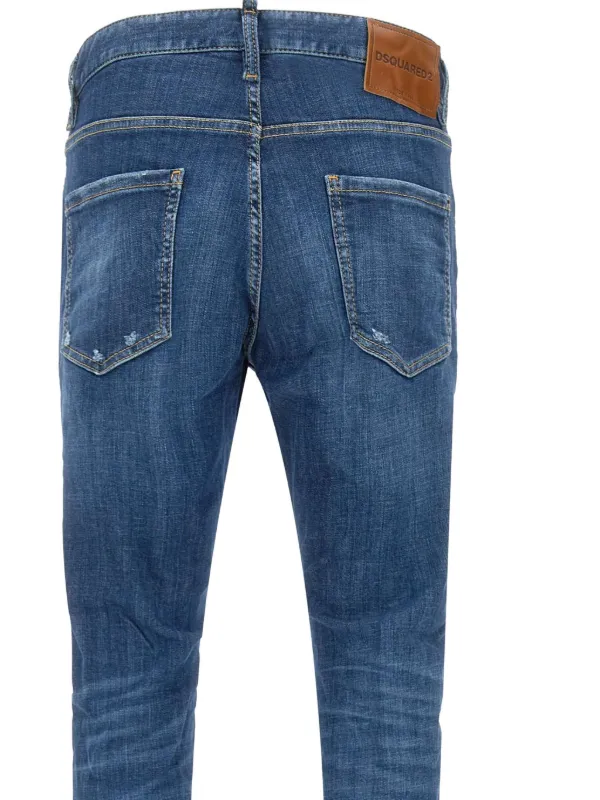 DSQUARED2 Cool Guy ダメージ ジーンズ | ブルー | FARFETCH JP