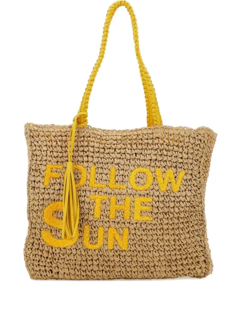 Sundek woven tote bag