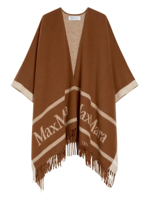 Max Mara wool poncho
