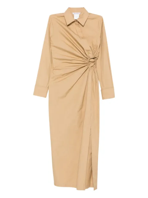 Max Mara knotted shirt midi dress