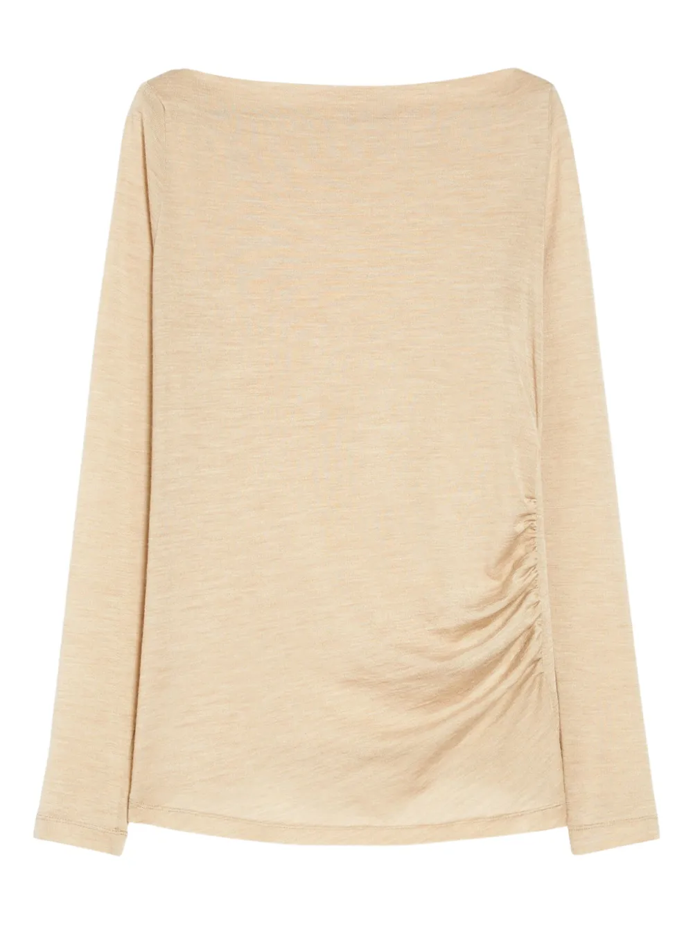 Max Mara ruched long-sleeve top | Neutrals | Image 1
