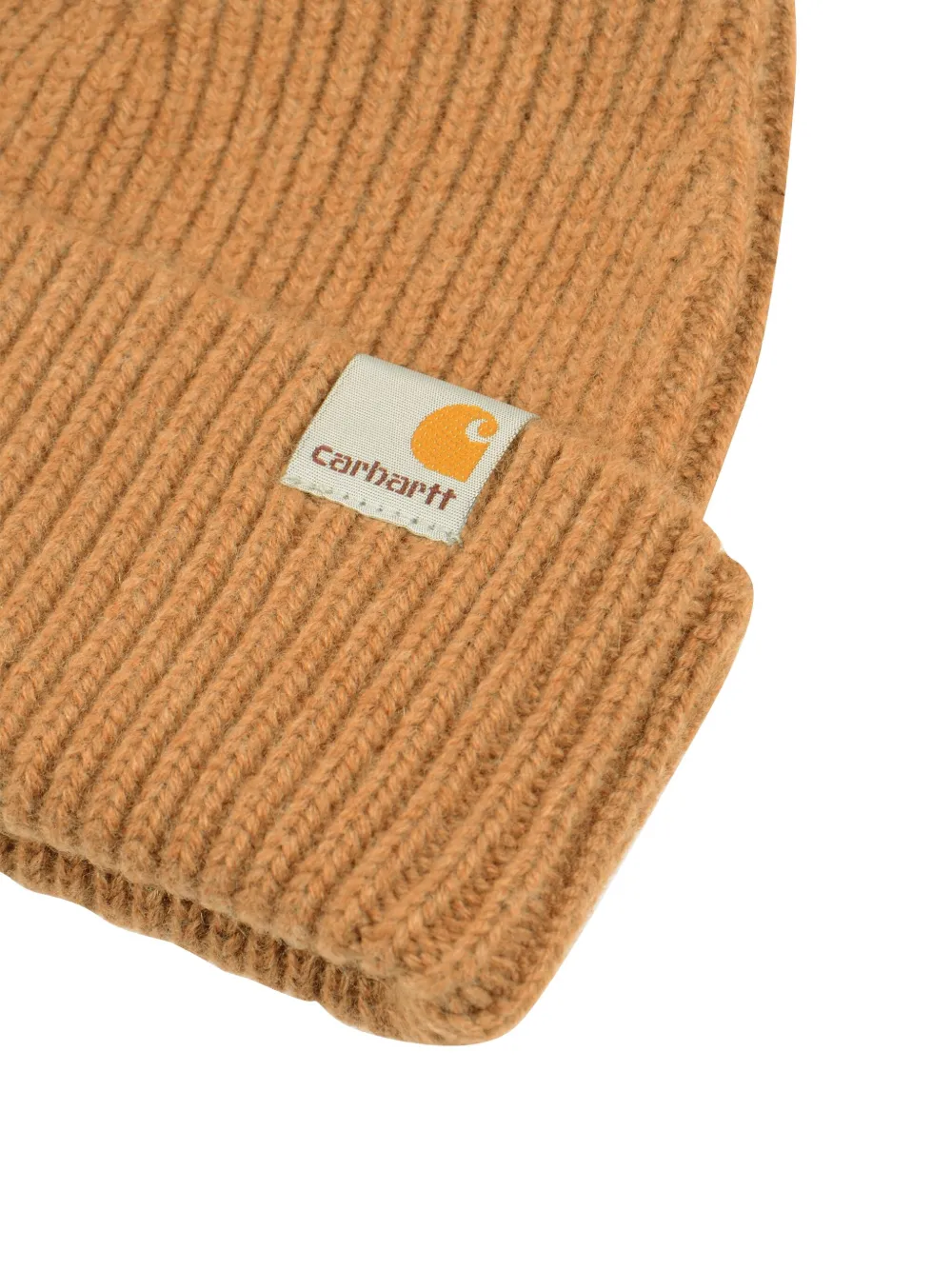 Carhartt WIP Ribgebreide muts Beige