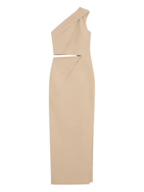 Max Mara asymmetric cut-out maxi dress