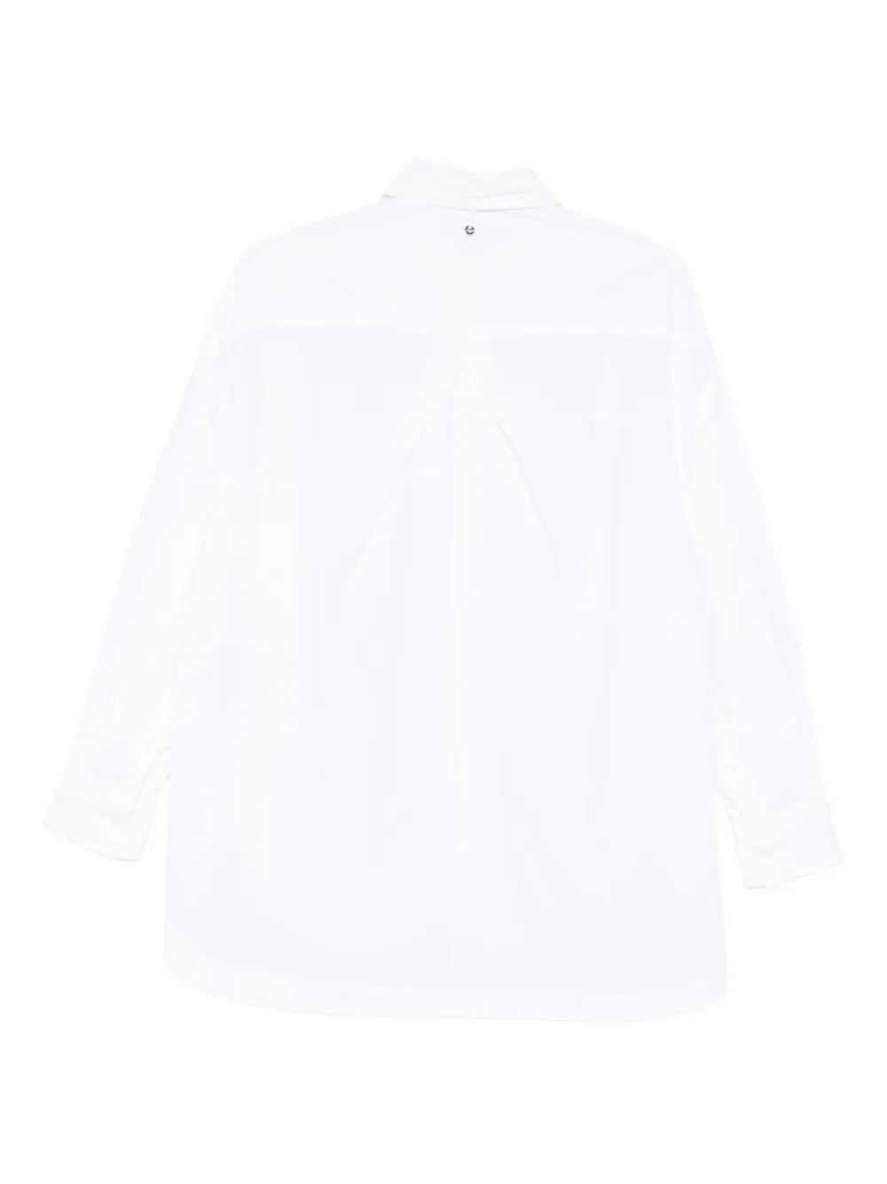 BOSS Katoenen blouse Wit