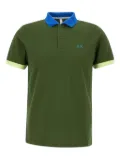 Sun68 colour-blocked polo shirt - Green