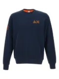 Sun68 logo-embroidered sweatshirt - Blue