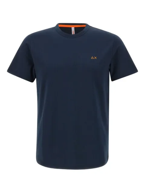 Sun68 logo-embroidered T-shirt