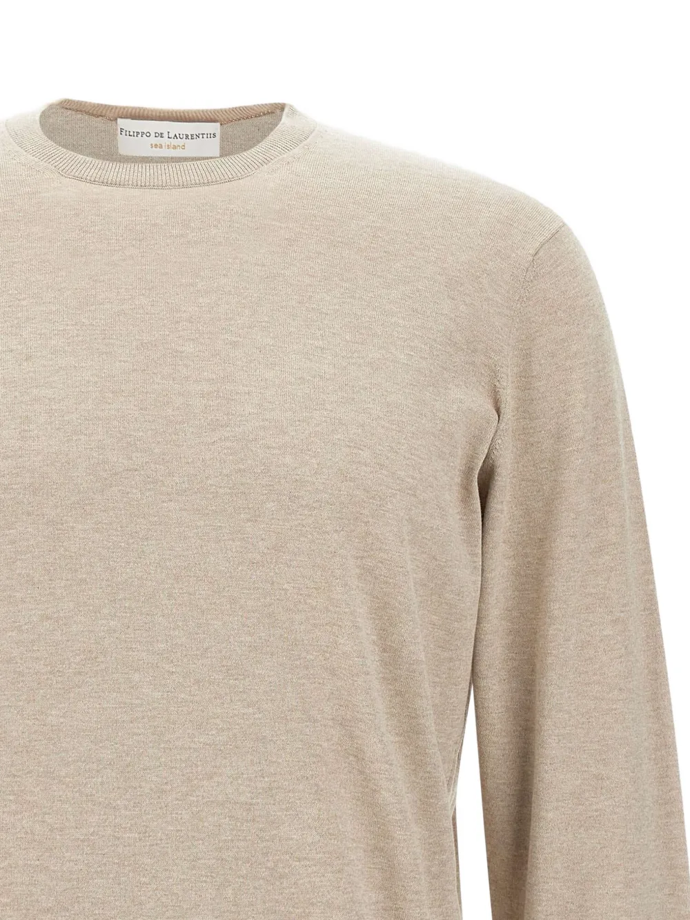 Filippo De Laurentiis Trui met hoge hals Beige