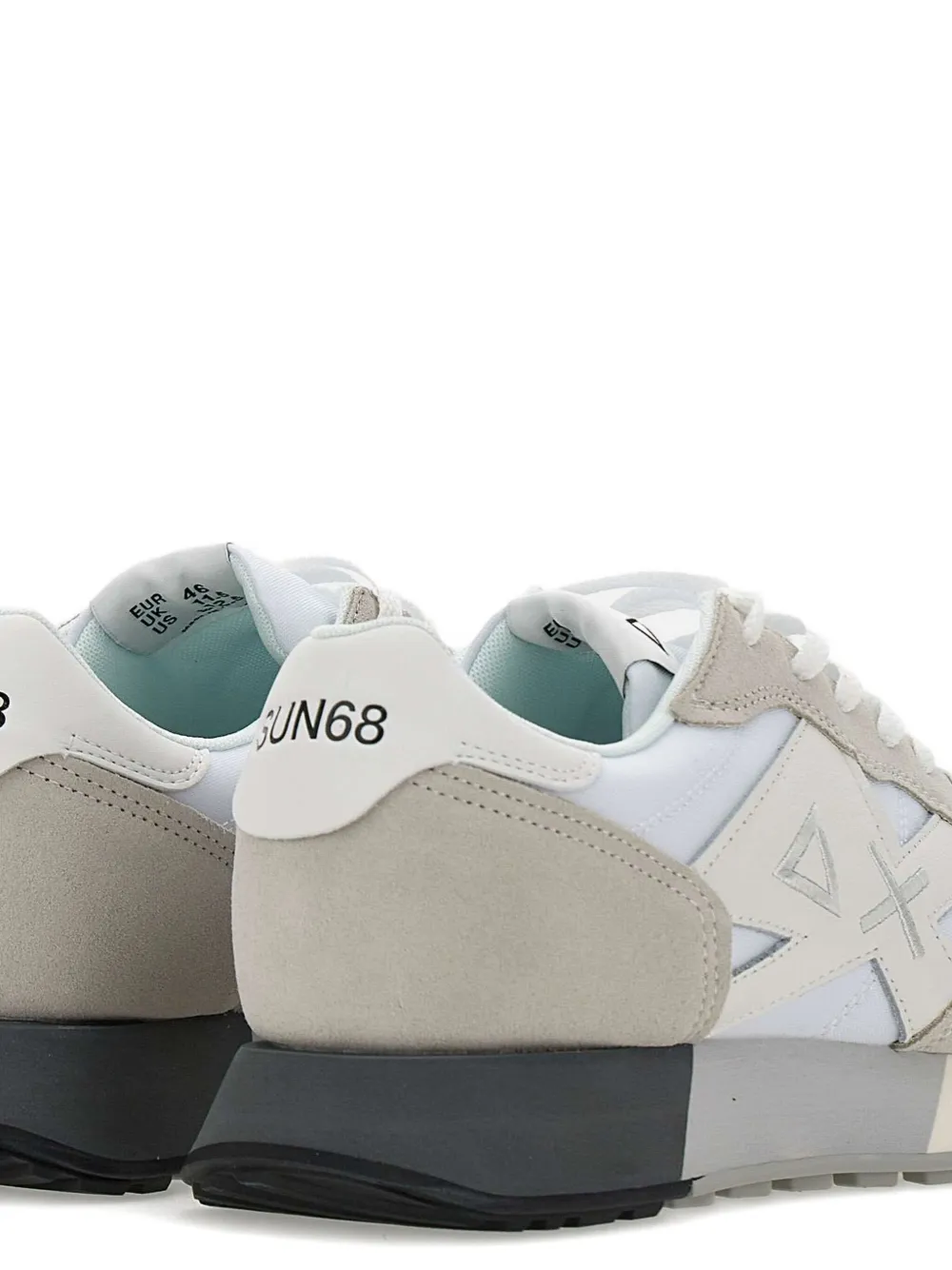Sun68 suede-panel sneakers White