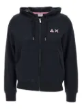 Sun68 zip-up hoodie - Black