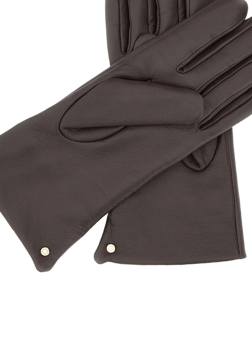 GIANNI CHIARINI leather gloves Bruin
