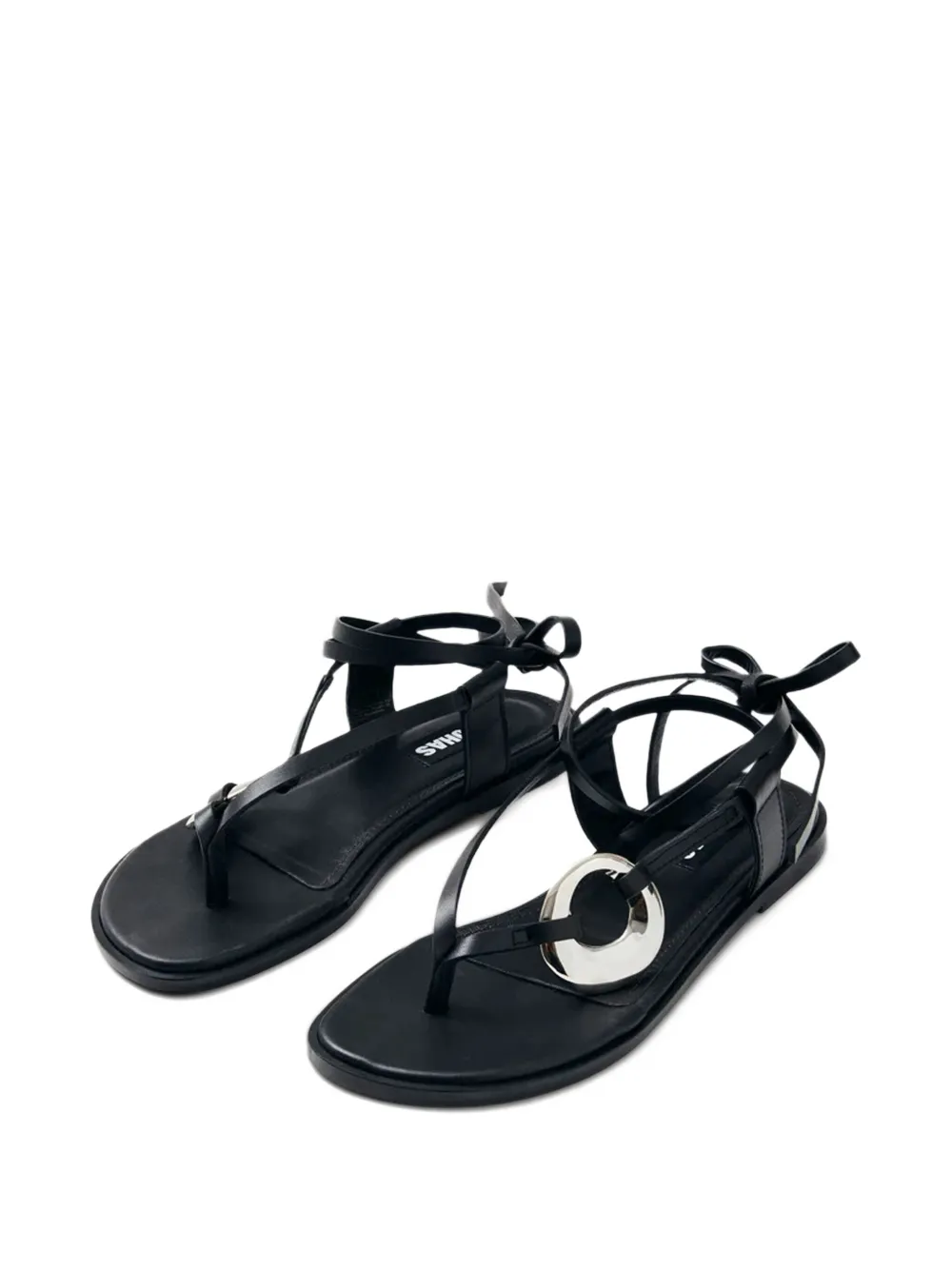 ALOHAS Morosia flat sandals Black
