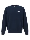 Sun68 logo-embroidered sweatshirt - Blue