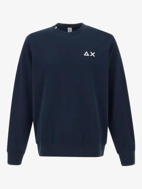 Sun68 logo-embroidered sweatshirt