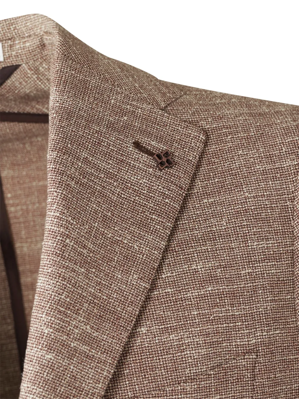 Tagliatore Blazer met enkele rij knopen Bruin