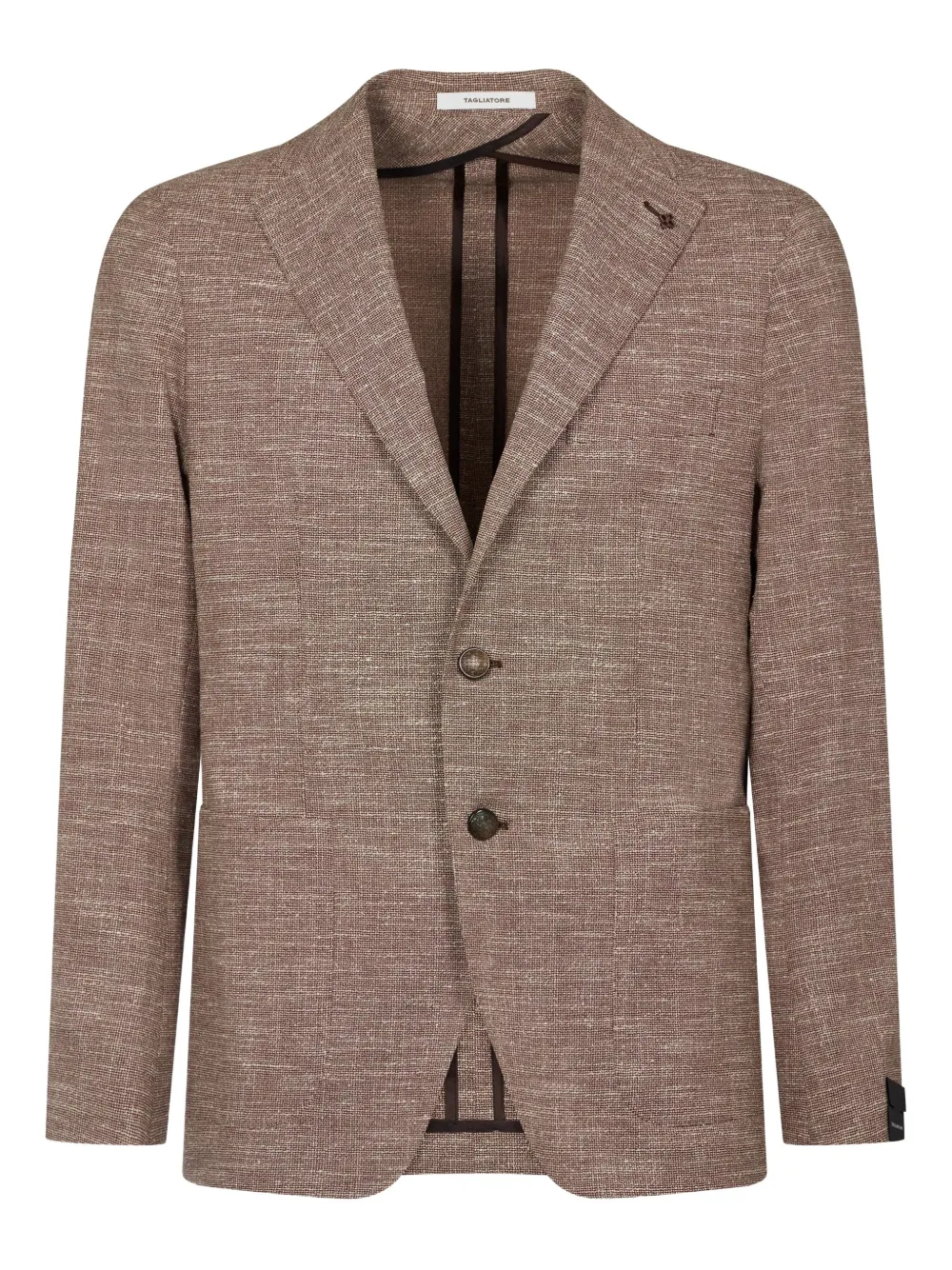 Tagliatore single-breasted blazer | Brown | Image 1