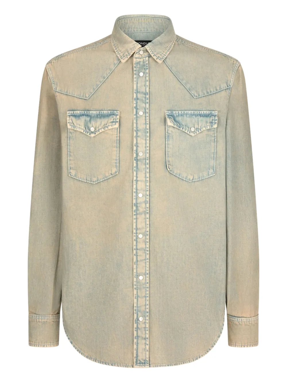DONDUP faded denim western-style shirt | Blue | Image 1