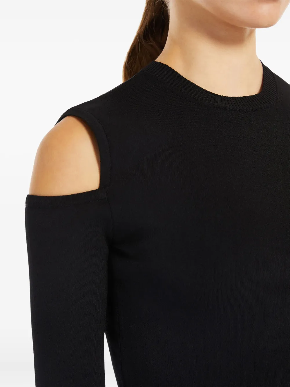 Max Mara Trui met crêpe-textuur Zwart