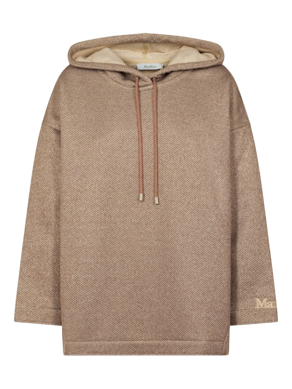 Max Mara ロゴ パーカー - ブラウン Max Mara ロゴ パーカー - ブラウン