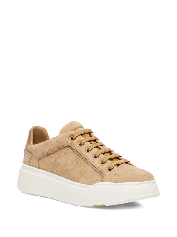 スニーカー MAX MARA Woman Sneakers Brown 2514761011600 009 Max Mara Suede Sneakers | Neutrals | FARFETCH