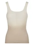 DONDUP ribbed scoop-neck tank top - Neutrals