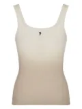 DONDUP ribbed scoop-neck tank top - Neutrals