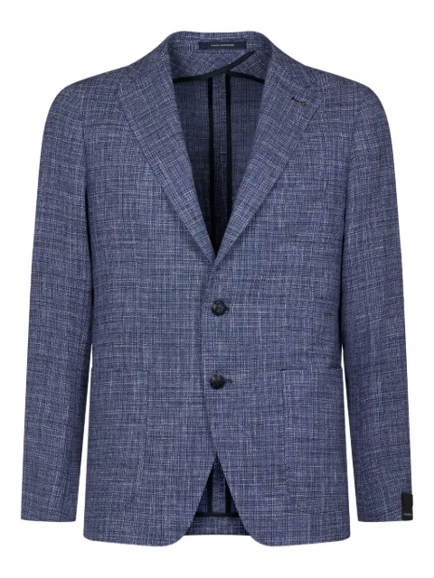 Tagliatore notched-lapel checked blazer