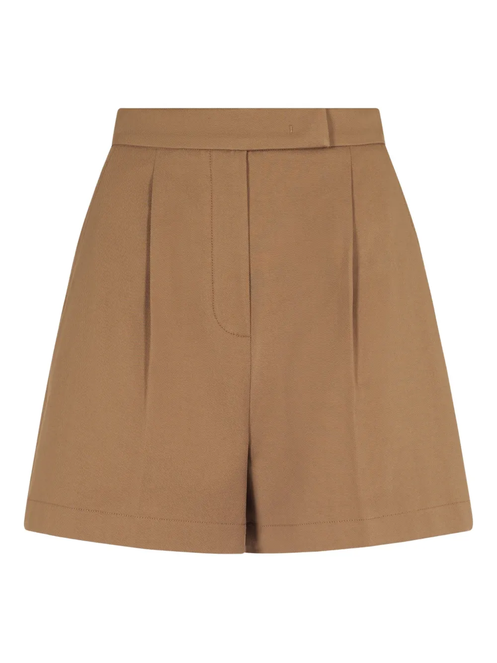 Max Mara pleated tailored shorts | Brown | Image 1